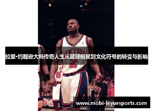 拉里·约翰逊大妈传奇人生从篮球明星到文化符号的转变与影响